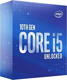 معالج سطح المكتب Intel Core i5-10600K سداسي النوى حتى 4.8 جيجاهرتز مفتوح LGA1200 (مجموعة شرائح Intel 400 Series) 125 وات