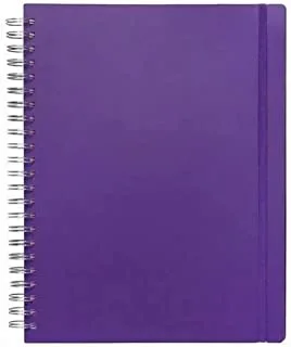 Foldermate 3 in 1 A4 Notebook with I-Clip 10-Pieces Set, Violet