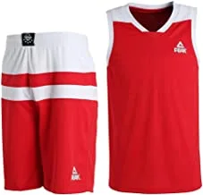 Peak F782027 Basketball Uniform, 2X-Large, Red