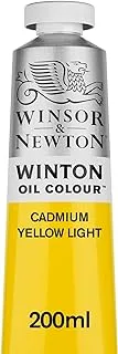 Winsor & Newton Winton Oil Color, 200ml (6.75-oz), Cadmium Yellow Light