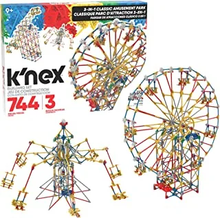 Knex 3-In-1 Classic Amusement Park Building Set