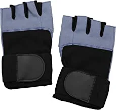 TA Sport IR97828 Leather Lifting Gloves, Grey/Black