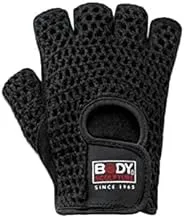 BODY SCULPTURE Bs Mesh Cotton/Leather Fitness Gloves