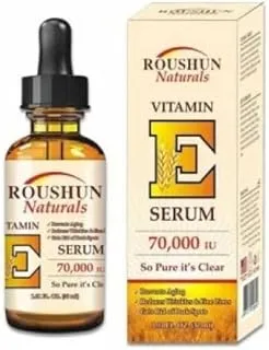 ROUSHUN Vitamin E Serum For Face And Neck 30ml - Roshun Vitamin E Serum For Face And Neck
