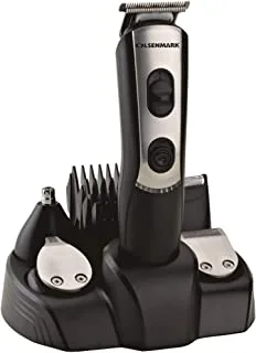 Olsenmark 7-in-1 Rechargeable Multi Grooming Kit - Ultimate Grooming Shaver/Trimmer Set - Nose/Ear Trimmer, Shaver, Precision Trimmer, Beard Trimmer &Hair Clipper