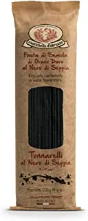 Rustichella Tonnarelli Flavoured Long Pasta 500 g, Black