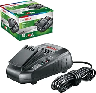 BOSCH - Charger AL 1830 CV, compatible with all home & garden 18V batteries, 2.5Ah battery fully charged in 60 minutes