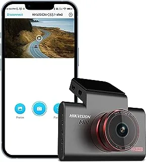 Hikvision C6S 4K Dashcam High-resolution Wide-angle Lens Up To 135° 3-inch IPS Screen Built-in Microphone And Speaker Wifi GPS And G-sensor Modules 128GB Voice Recognition Is Easy To Install