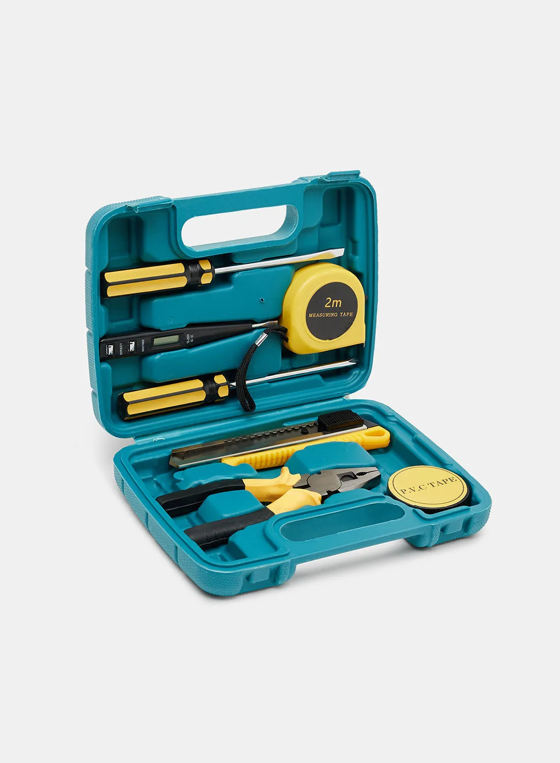 Amal 7-Piece Portable Household Repair Hand Tool Kit Household Screw Driver Plier Screwdriver Pliers Tools Set Box