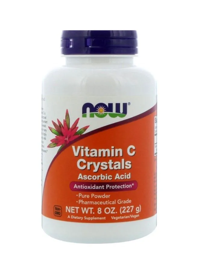 Now Foods Vitamin C Crystals 227g Ascorbic Acid