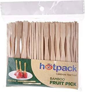 Hotpack Disposable Bamboo Fruit Pick 100 Pieces