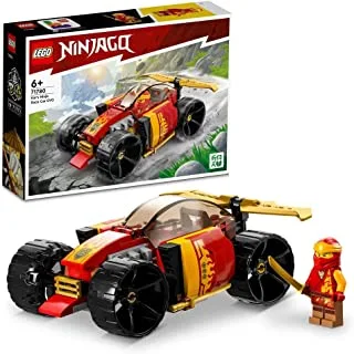 LEGO NINJAGO Kai’s Ninja Race Car EVO, Official Ninjago x LEGO, Car Building Blocks Kit, Age 6+, 71780 (94 Pieces)
