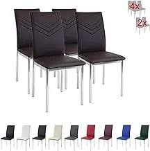 4 x Dining Chair VERONA brown