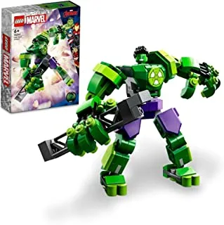 LEGO Marvel Avengers Hulk Mech Armour, Official Marvel x LEGO Building Blocks Set, Age 6+, 76241 (138 pieces)