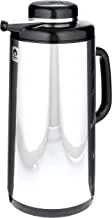 Peacock AI190SB Vacuum Flask with Push Button Cap, 1.9 Liter Capacity, Steel