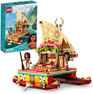 LEGO® | Disney Princess™ Moana's Wayfinding Boat 43210 Building Toy Set (321 Pieces)