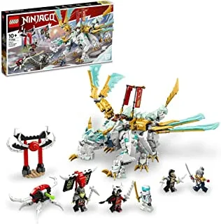 LEGO® NINJAGO® Zane’s Ice Dragon Creature 71786 Building Toy Set (973 Pieces)