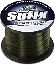 Sufix Tritanium Plus 1/4-Pound Spool Size Fishing Line (Dark Green, 20-Pound)