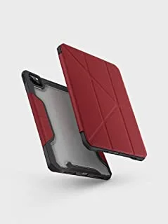 حقيبة يونيك تريكسا المضادة للميكروبات لأجهزة آيباد 10.2 (الجيل التاسع -2021) - أحمر كورال