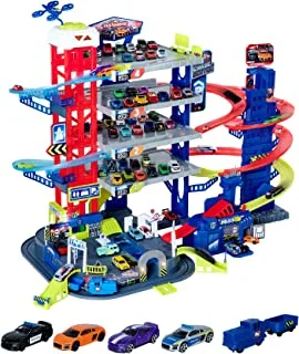 Majorette Super Chase Center Set of 6 Levels - for Ages 5+ Years Old