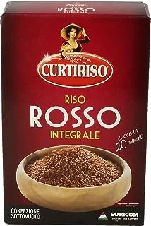 أرز أحمر كيرتريسو بحبوب كاملة ، منتج إيطالي ، معبأ بتفريغ الهواء ، 500 غرام