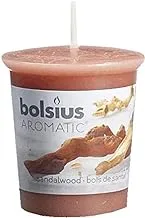 Bolsius Round Scented Candle, 53 x 45 mm Size, Sandalwood