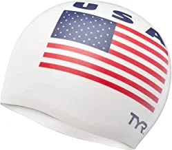 TYR USA Silicone Cap, White