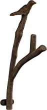Lavish Home Decorative Skeleton Key Design Cast Iron Shabby Chic Wall Mount Hooks for Coats, Towels, Hats, Scarves, Jewelry, and More, (L) 2.5”x (W) 5”x (H) 11”, Rustic Brown