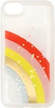 جراب هاتف Iphone مرن بألوان قوس قزح Meri Meri (6+ ، 7+ و 8+)