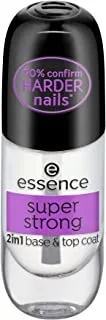 Essence Super Strong 2 In 1 Nail Base and Top Coat, 8 ml