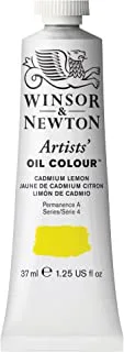 Winsor & Newton 1214086, Cadmium Lemon Artists' Oil Colour Paint, 37ml Tube, 37-ml