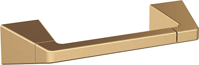Amerock BH36001CZ | Champagne Bronze Pivoting Double Post Toilet Paper Holder | 9-5/16 in. (237 mm) Toilet Tissue Holder | Blackrock | Bath Tissue Holder | Bathroom Hardware | Bath Accessories