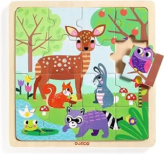 Djeco Wooden Puzzle, Forest, DJ01812