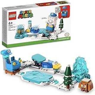 LEGO 71415 Super Mario Ice Mario Suit and Frozen World Expansion Set, Collectible Toys for Kids, Buildable Game with Figure Costume plus Cooligan and Goomba Enemy Figures