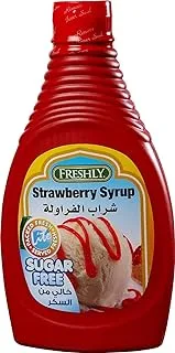 Freshly Strawberry Syrup Sugar Free, 510g