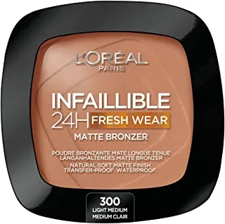 L’Oréal Paris, Infallible 24H Fresh Wear Bronzer, 300 Light Medium