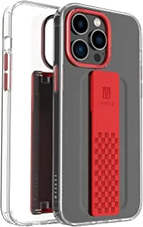 Levelo Graphia iPhone 14 Pro Max IMD Clear Case - Red