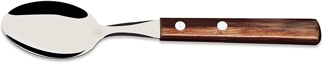 Tramontina Stainless Steel Tea Spoon with Treated Brown Polywood Handle