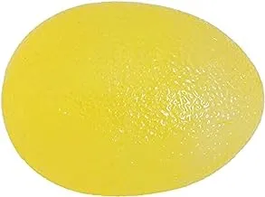 كرة تمارين يدوية على شكل بيضة من ليدر سبورت 14100076 ، أصفر