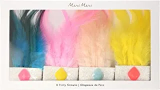 Meri Meri Circus Parade Feather Crowns Featuring 8 Crowns