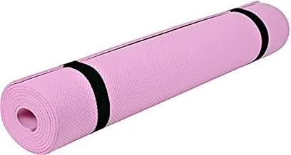 Leader Sport YG10 EVA Yoga Mat, 173 cm x 61 cm x 0.4 cm Size, Pink