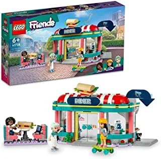LEGO® Friends Heartlake Downtown Diner 41728 مجموعة ألعاب البناء (346 قطعة)