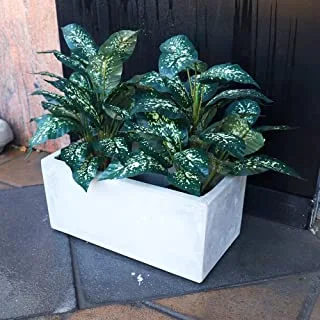YATAI Circular Creative Plants Pot Container Outdoor Plant Holder Concrete Flower Pots & Planters For Indoor Balcony Garden Decor – Flowers Vase (Small)