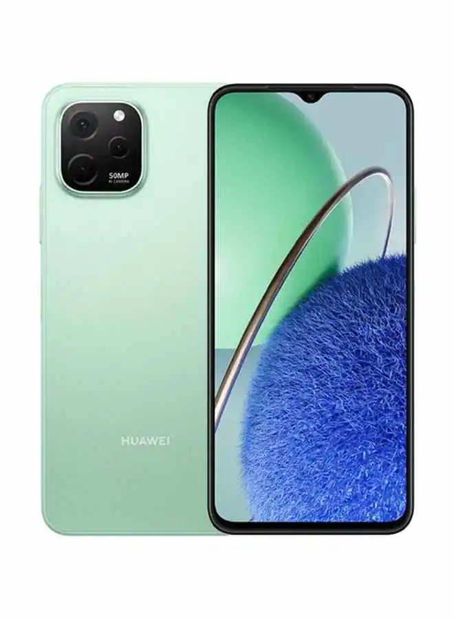 هاتف HUAWEI Nova Y61 بشريحتين لون أخضر نعناعي 4 جيجابايت رام ، 64 جيجابايت ، 4 جي إل تي إي - إصدار الشرق الأوسط