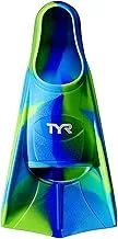 TYR Blend Stryker Silicone Fins, Xs (Multi-Color)