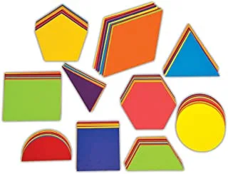 أشكال بطاقات هندسية جامبو من سبرينج بورد 40095 ، 15 × 34 سم ، مجموعة 100 قطعة