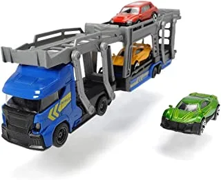 Dickie Truck Haulder With 3 Cars For Age 3+ Years Old, 2-Assorted Colors