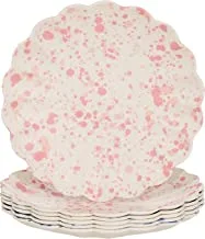 Meri Meri Speckled Bamboo Plates 6-Pieces, Small Size