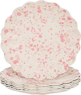 Meri Meri Speckled Bamboo Plates 6-Pieces, Small Size