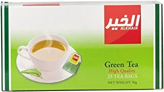 Alkhair Green Tea 25 Sachets 2 g